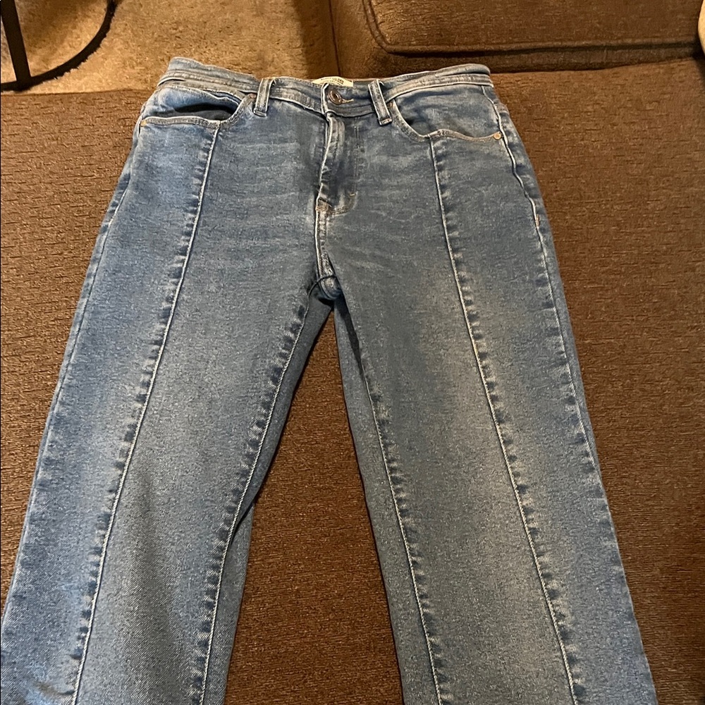 Kensie Blue Flare & Wide Leg Jeans